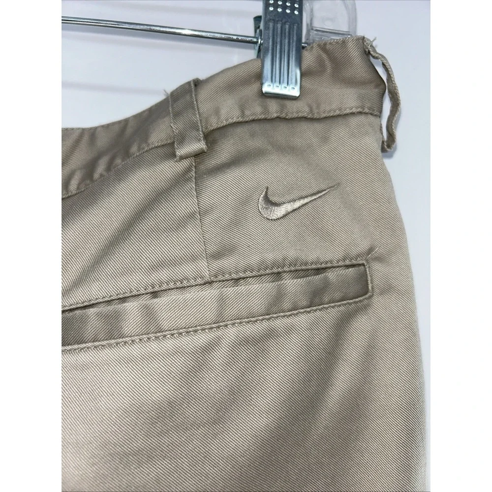 Nike Golf Dri Fit Shorts Khaki Performance Size 32 Men's Inseam 9